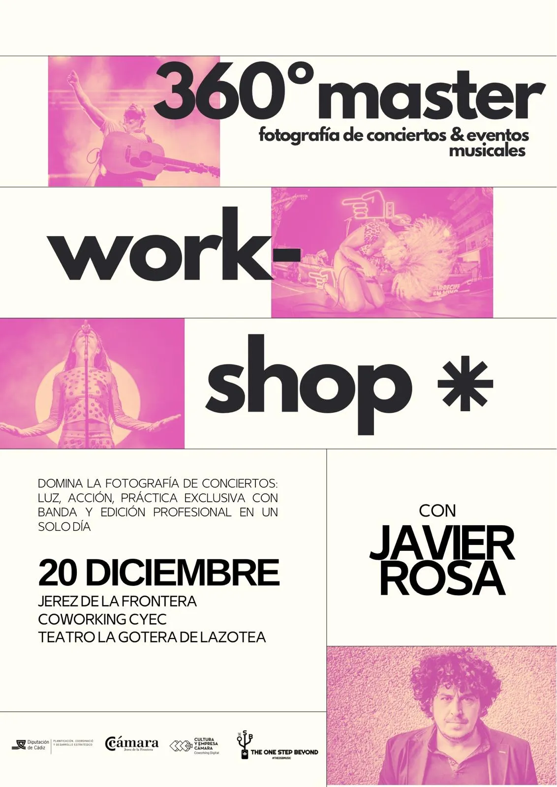 360º Master Workshop Fotografía de conciertos & eventos musicales